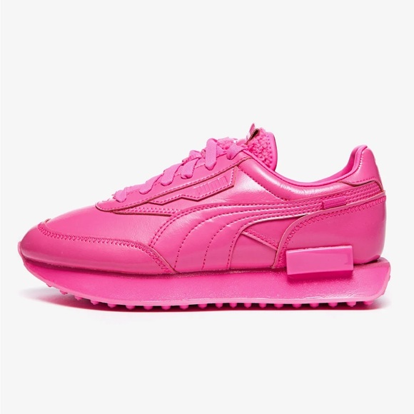 Puma Pretty Pink Future Rider Old School Sneakers Size 8 - Picture 1 of 7